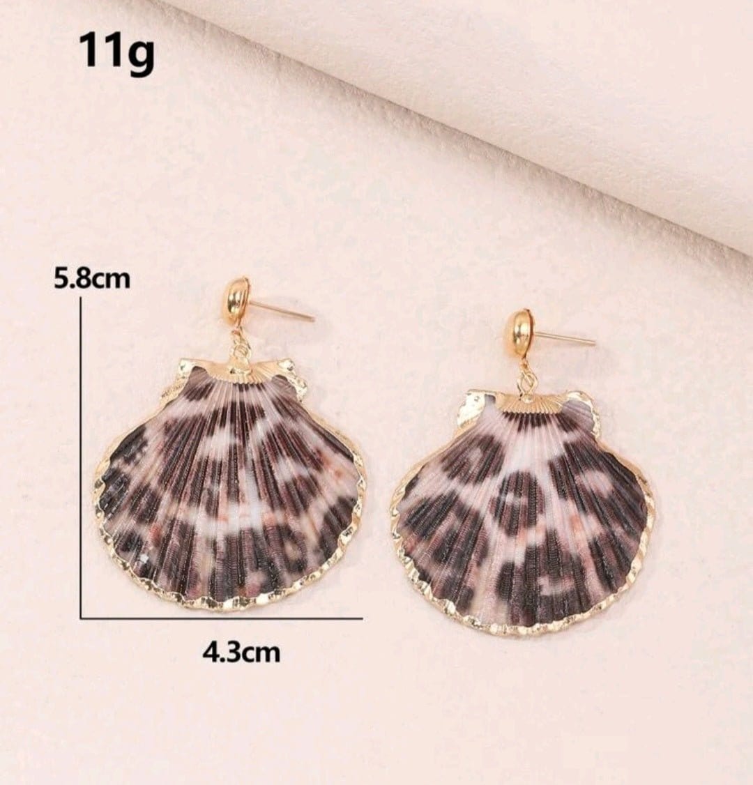 The Sea Is Calling My Name Shell Earrings - The Bling Barn