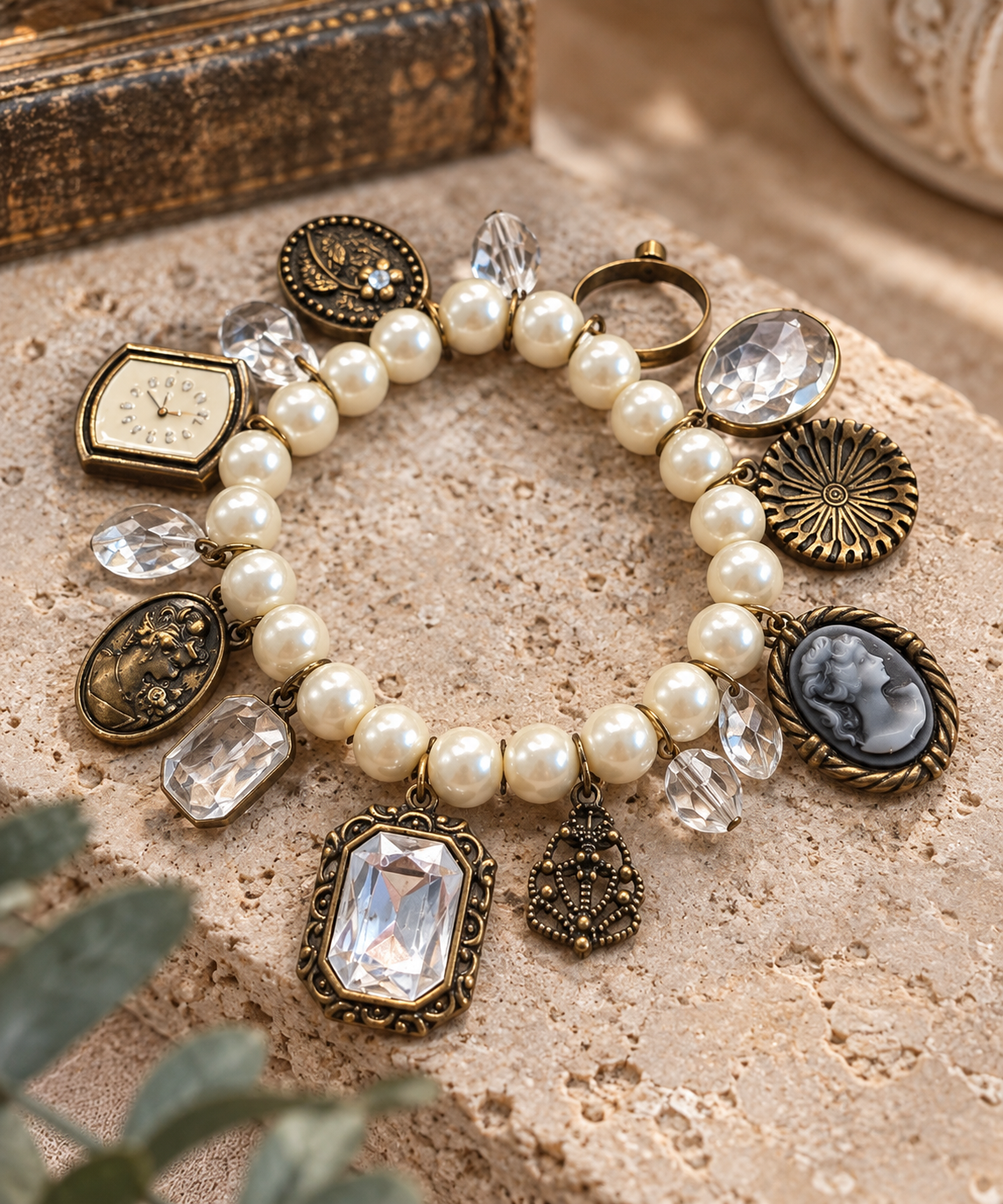 Found Heirloom Vintage Charm Bracelet