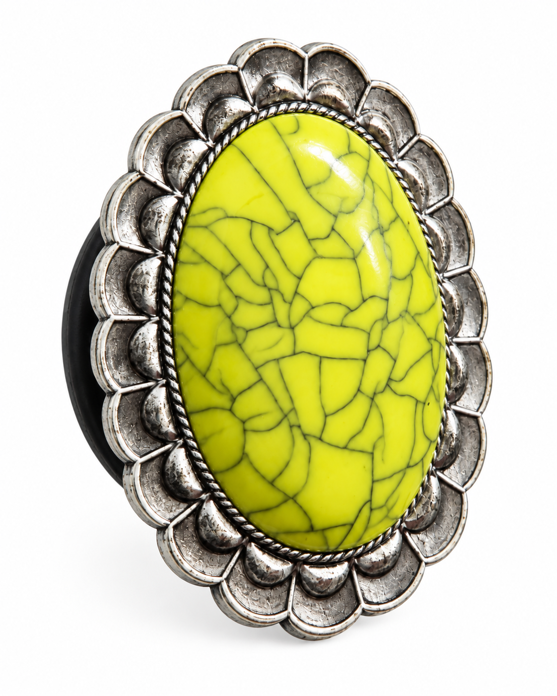 Neon Mesa Chartreuse Western Stone Phone Grip