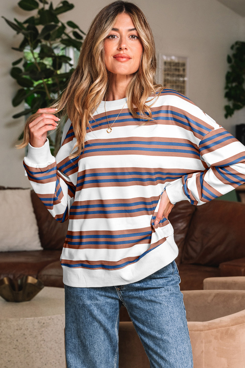 Weekend Wanderer Striped Pullover