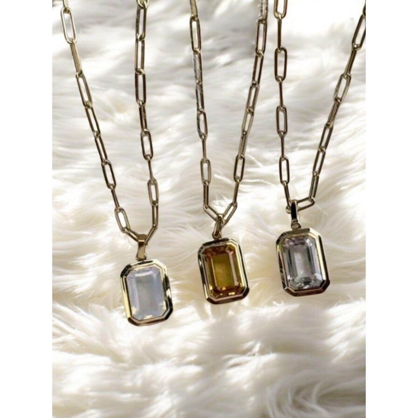 Through The Looking Glass Chain Necklace Fashion Pendant