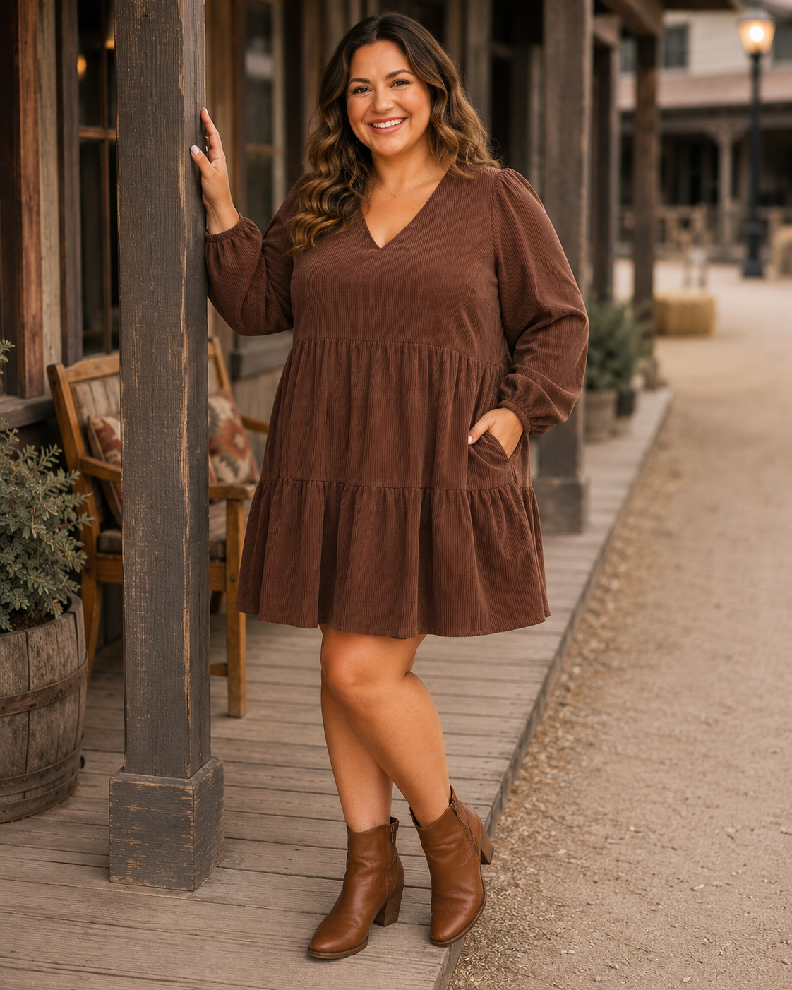 The Mesa Corduroy Dress