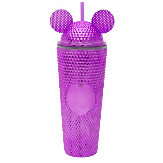 Double Wall Studded Metallic Tumbler