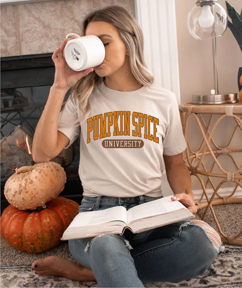 Pumpkin Spice University Graphic Tee