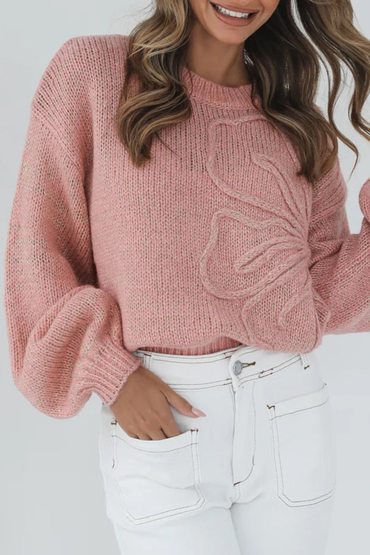 Bloom & Cozy Bubble Sleeve Sweater