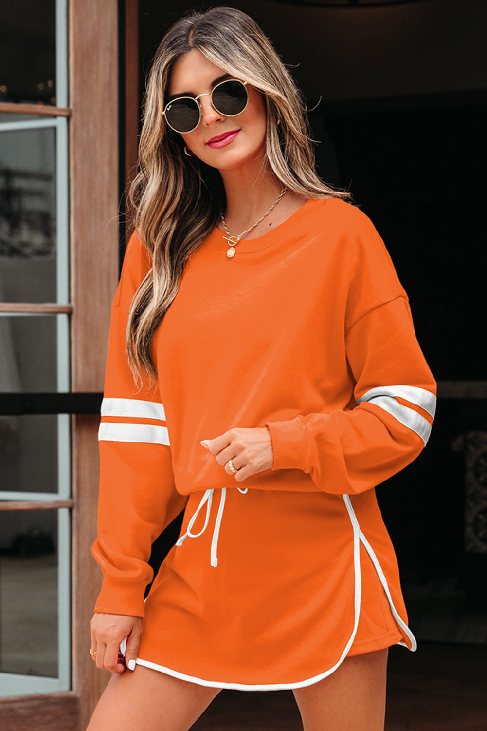 Prep Squad Pullover & Skirt Set