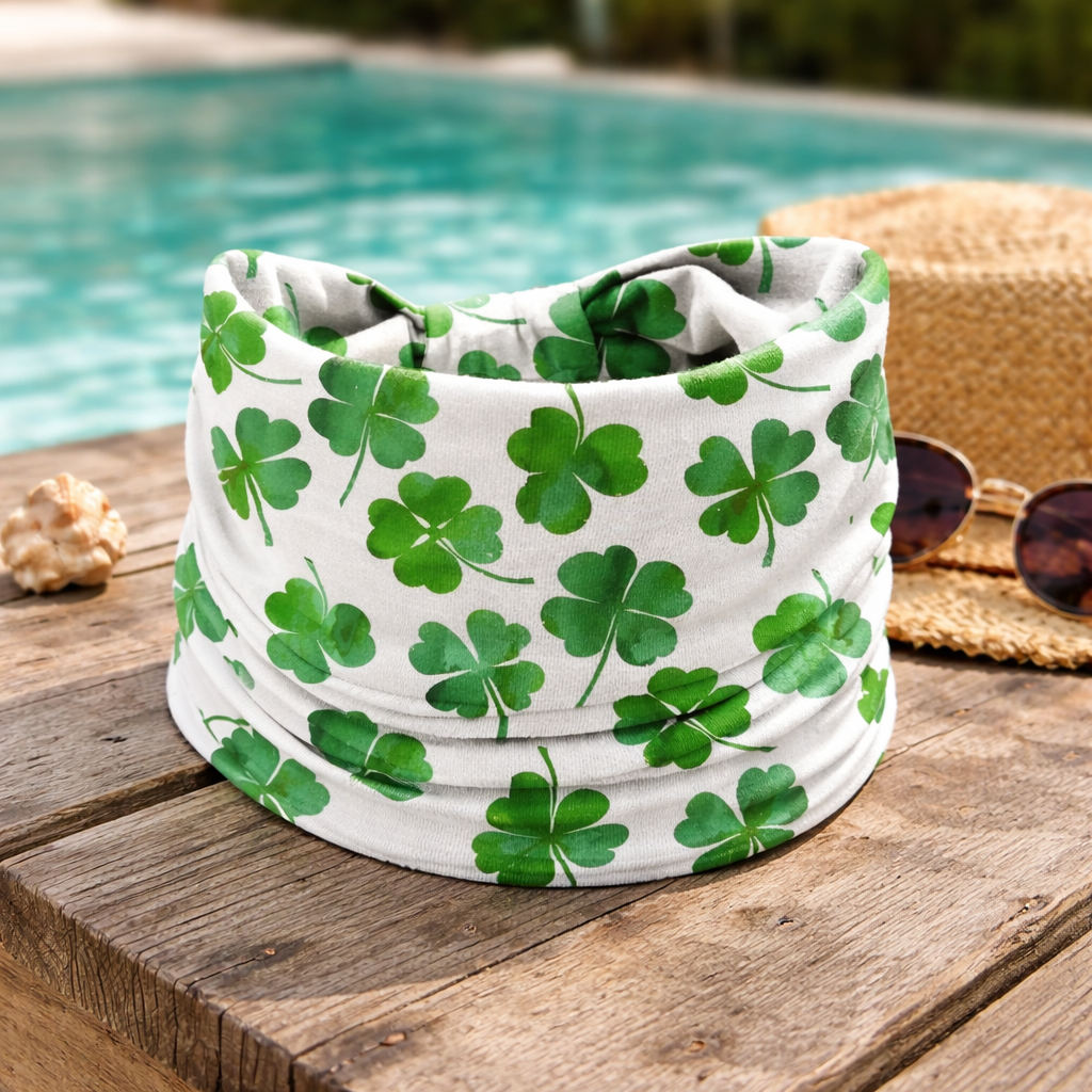 St. Patrick's Day Shamrock Shake Festive Stretch Yoga Headband
