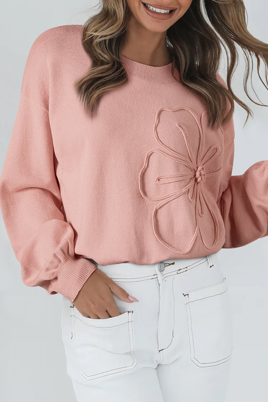 Bloom & Cozy Bubble Sleeve Sweater