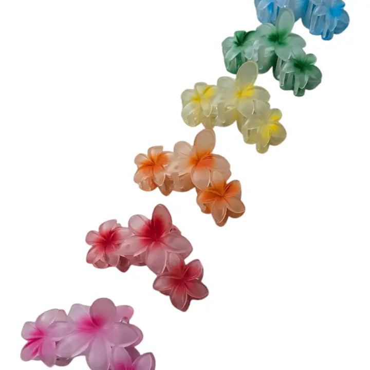 Island Love Plumeria Hair Claw Clip