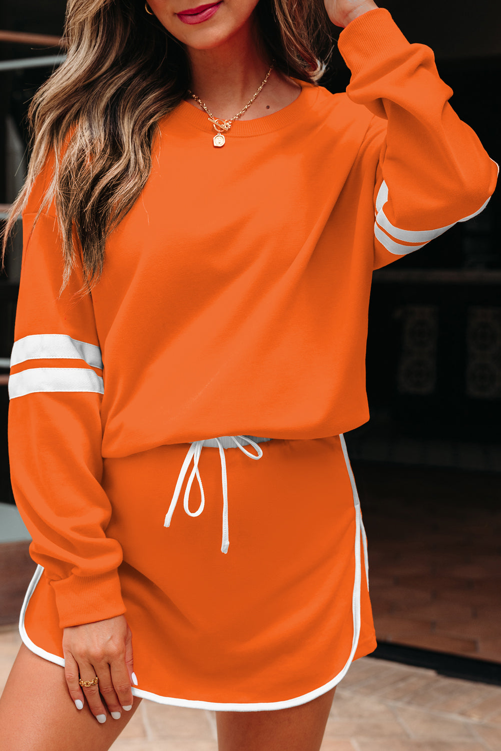 Prep Squad Pullover & Skirt Set