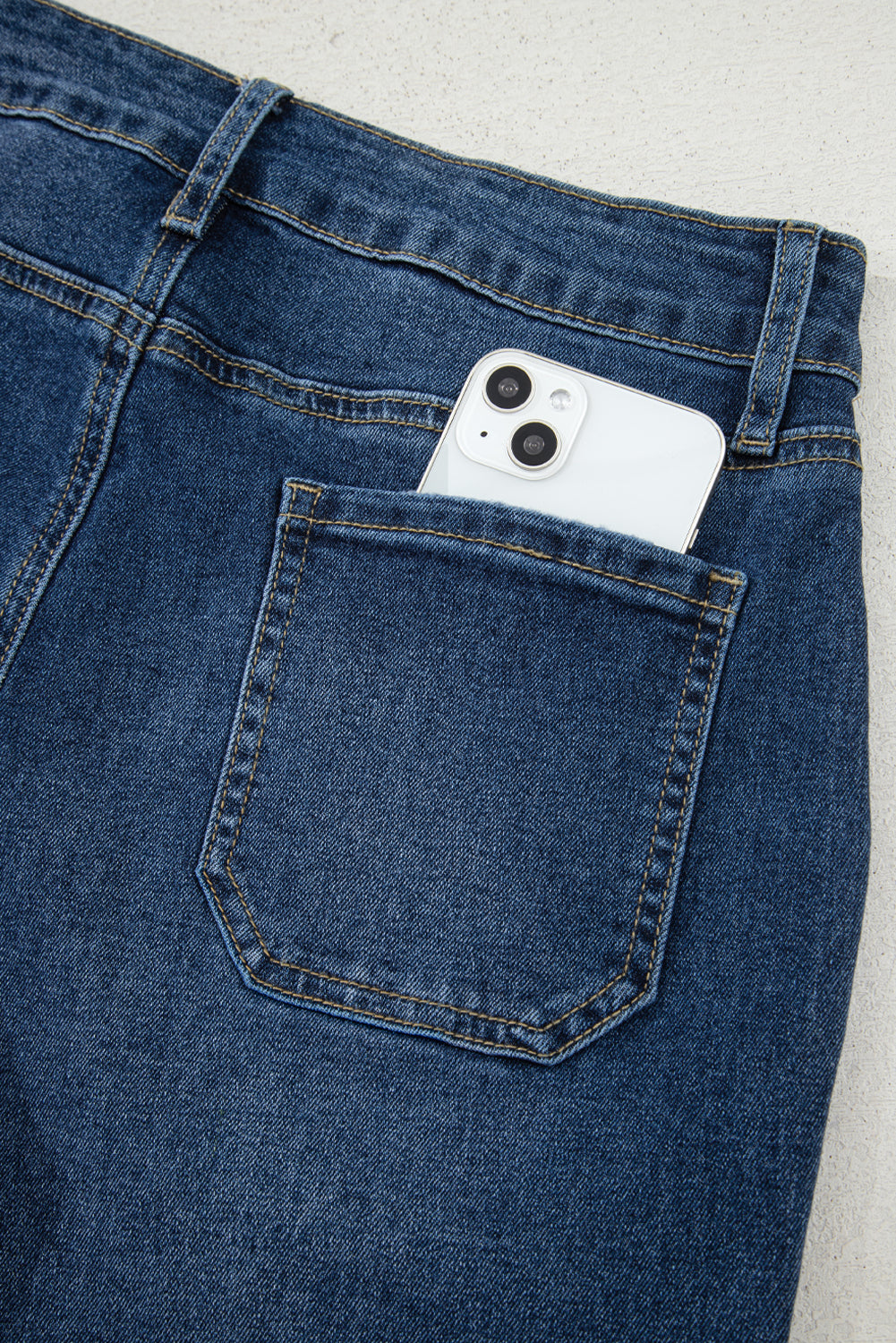 High Noon Seamed Wide Leg Jeans