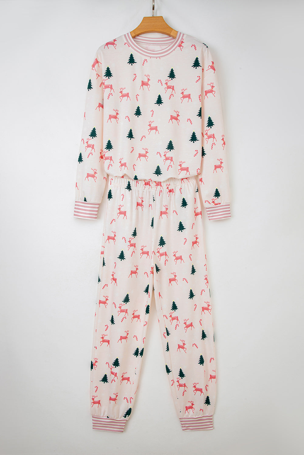 Merry Bow & Tree Pajama Set