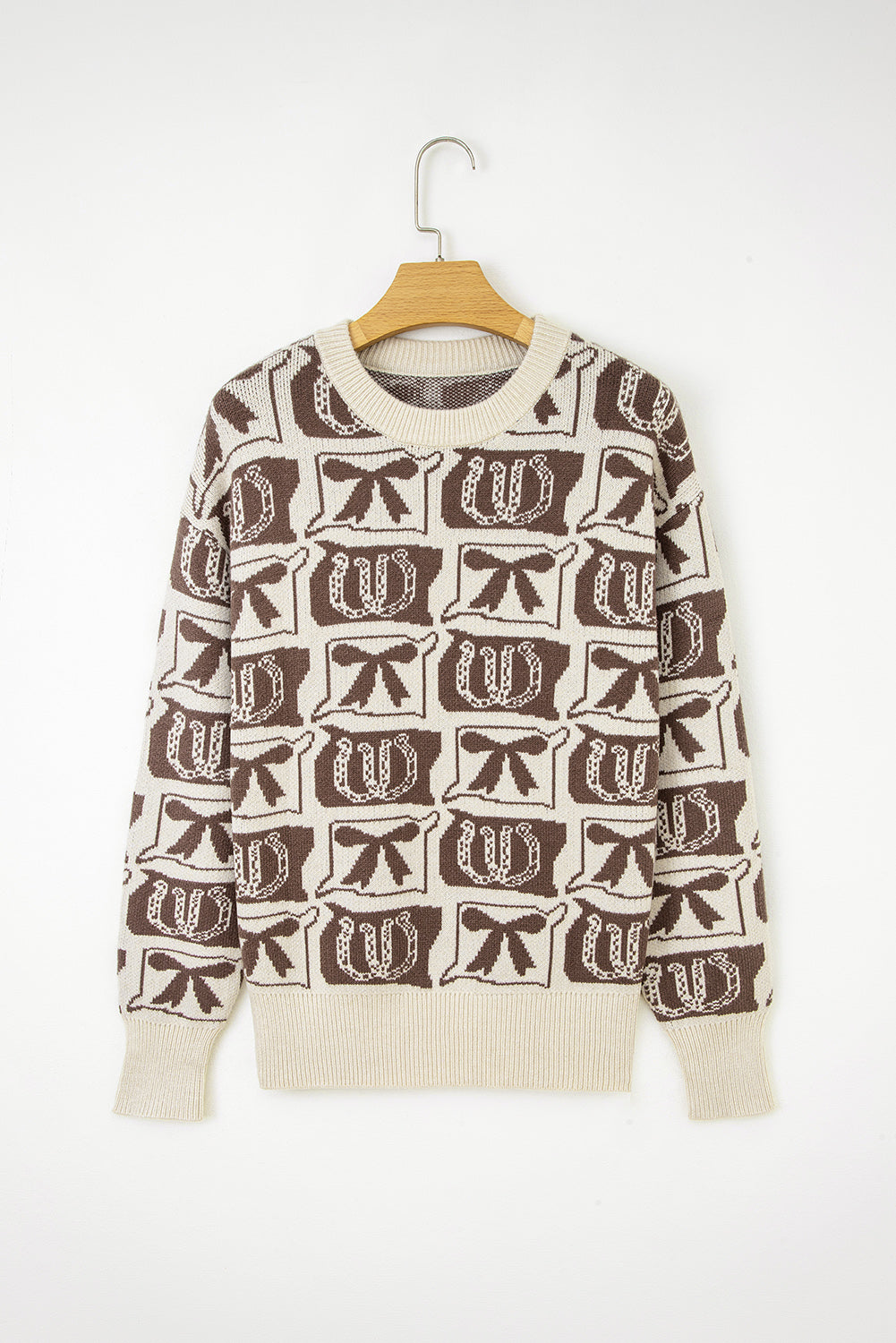 Hitched & Lucky Horseshoe Sweater