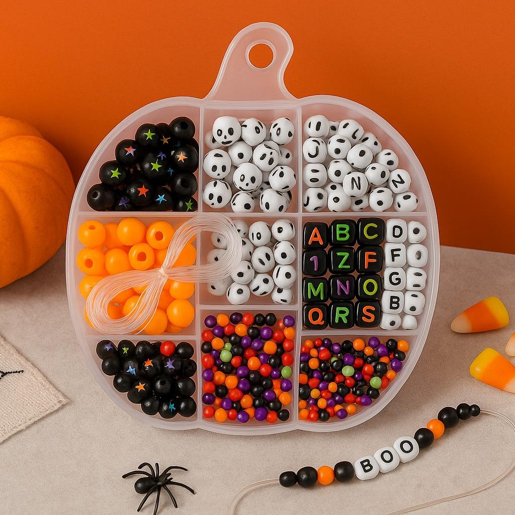 Halloween DIY bracelet making set with case
