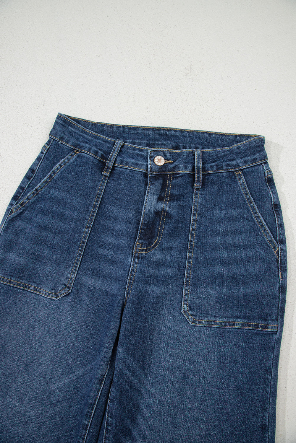 High Noon Seamed Wide Leg Jeans