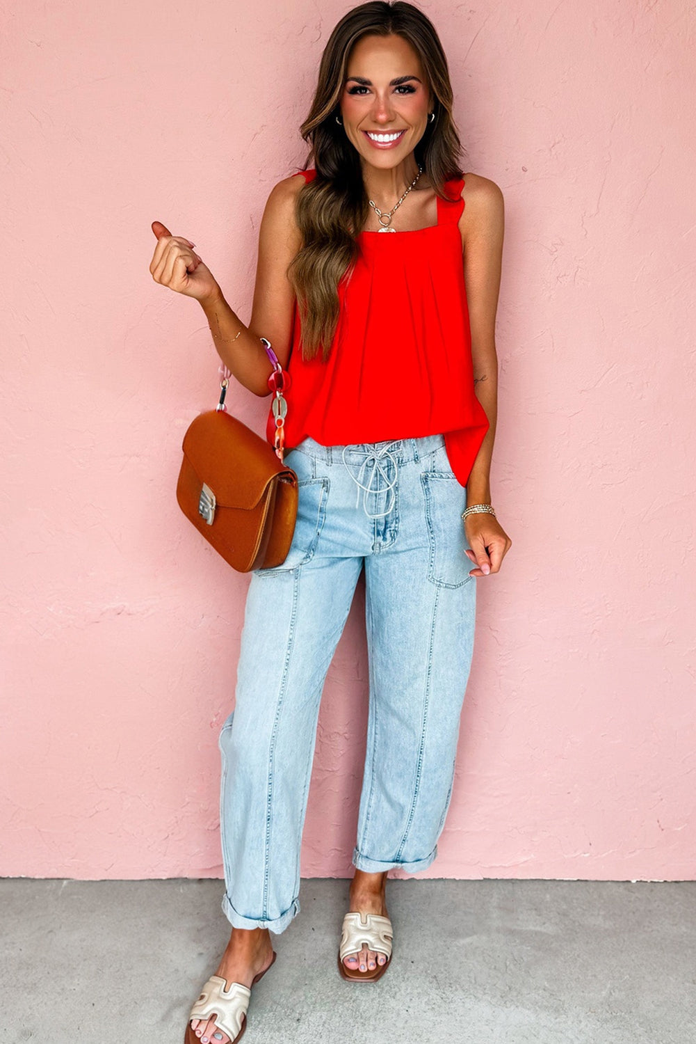 Laid-Back Babe Drawstring Denim