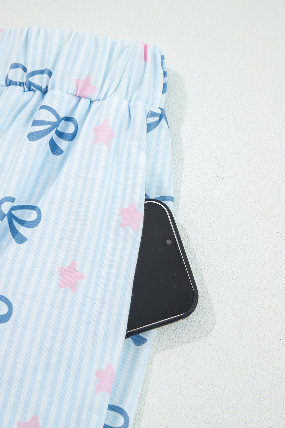 Starry Bow Dreams Lounge Set | Cozy 2-Piece Pajamas