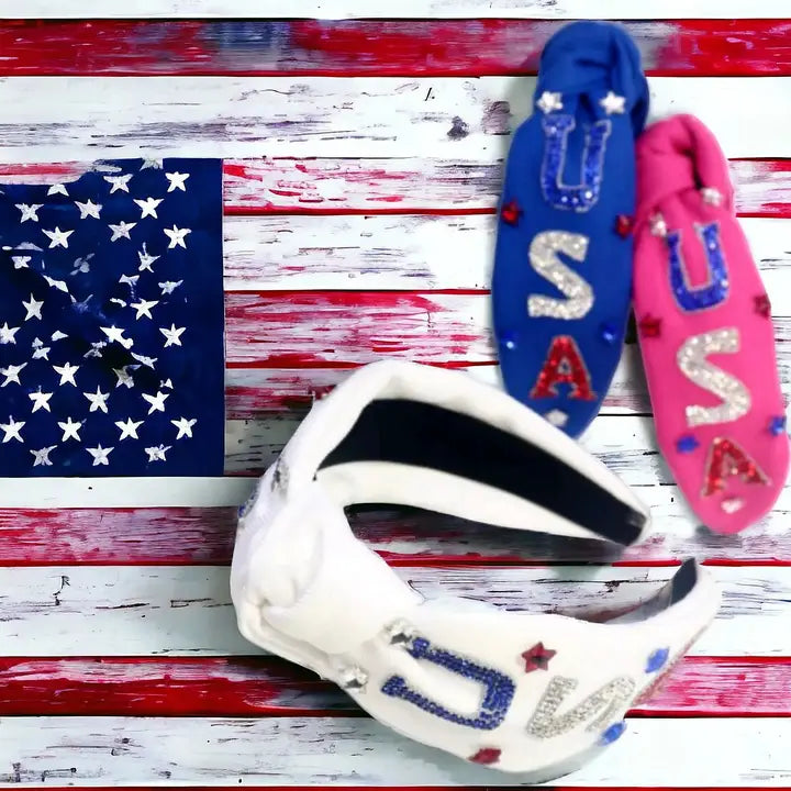 Glam USA Patriotic Headband