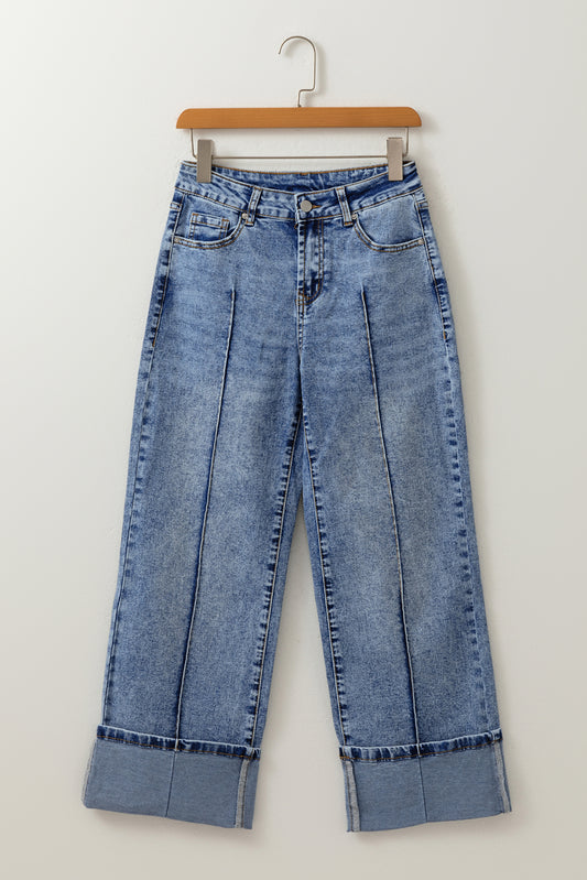 Canyon Cuff Straight Jeans