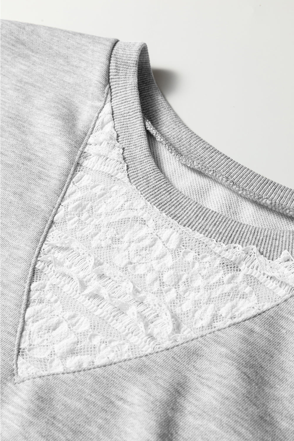 Lace & Grace Patchwork Set | 2-Piece Pullover & Skort Outfit
