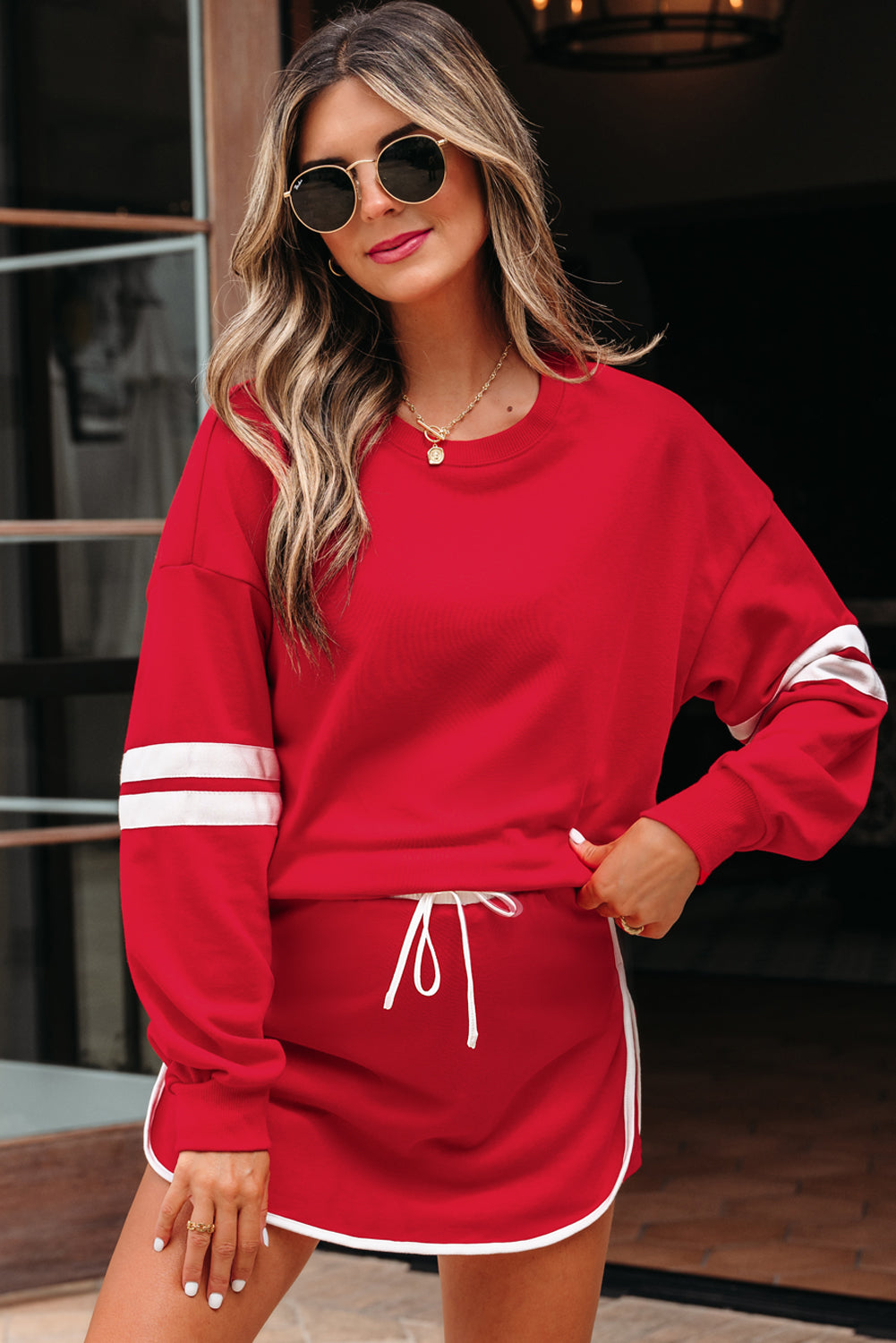 Prep Squad Pullover & Skirt Set
