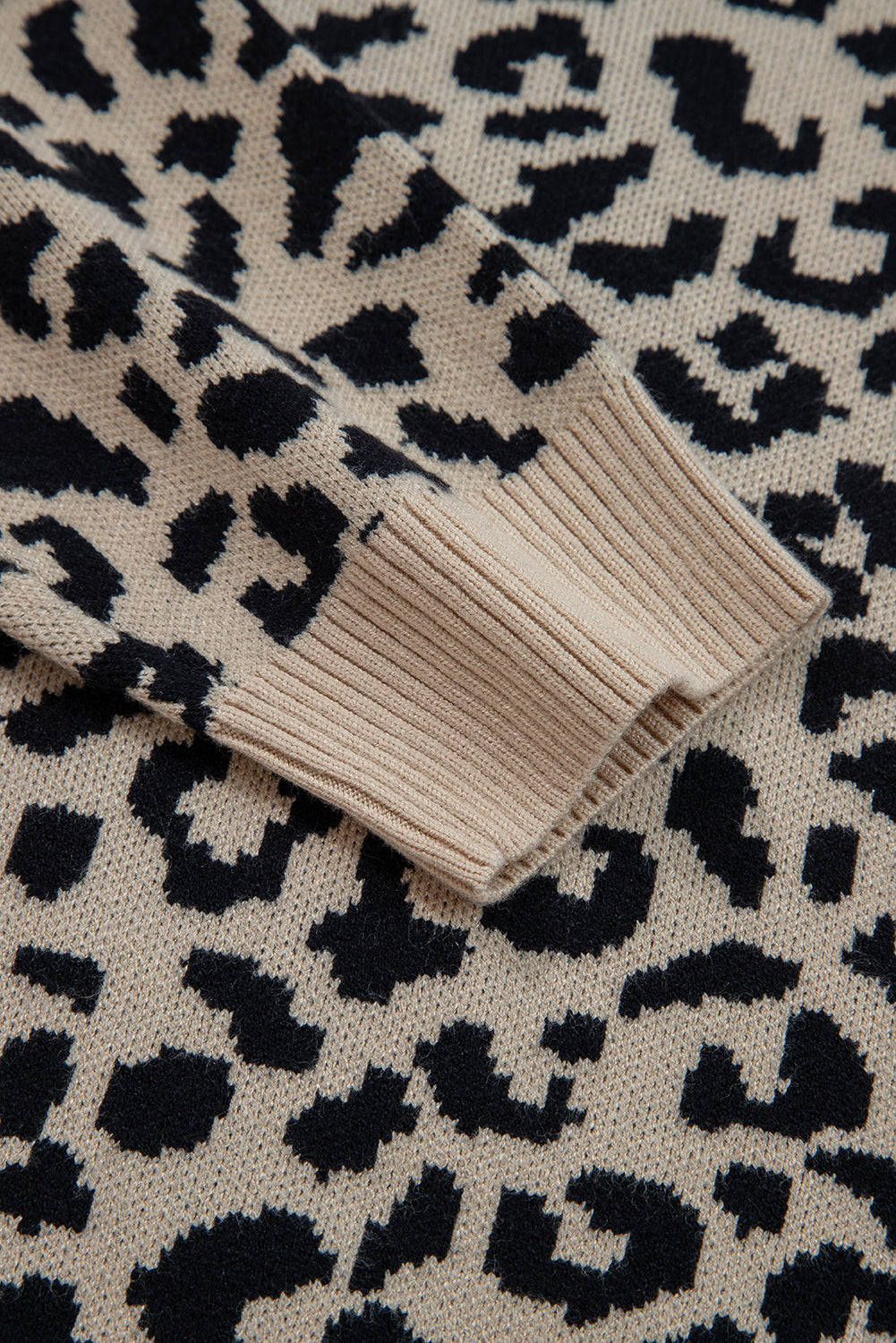 Wild Cozy Leopard Cardigan | Chunky Knit Button-Front Sweater