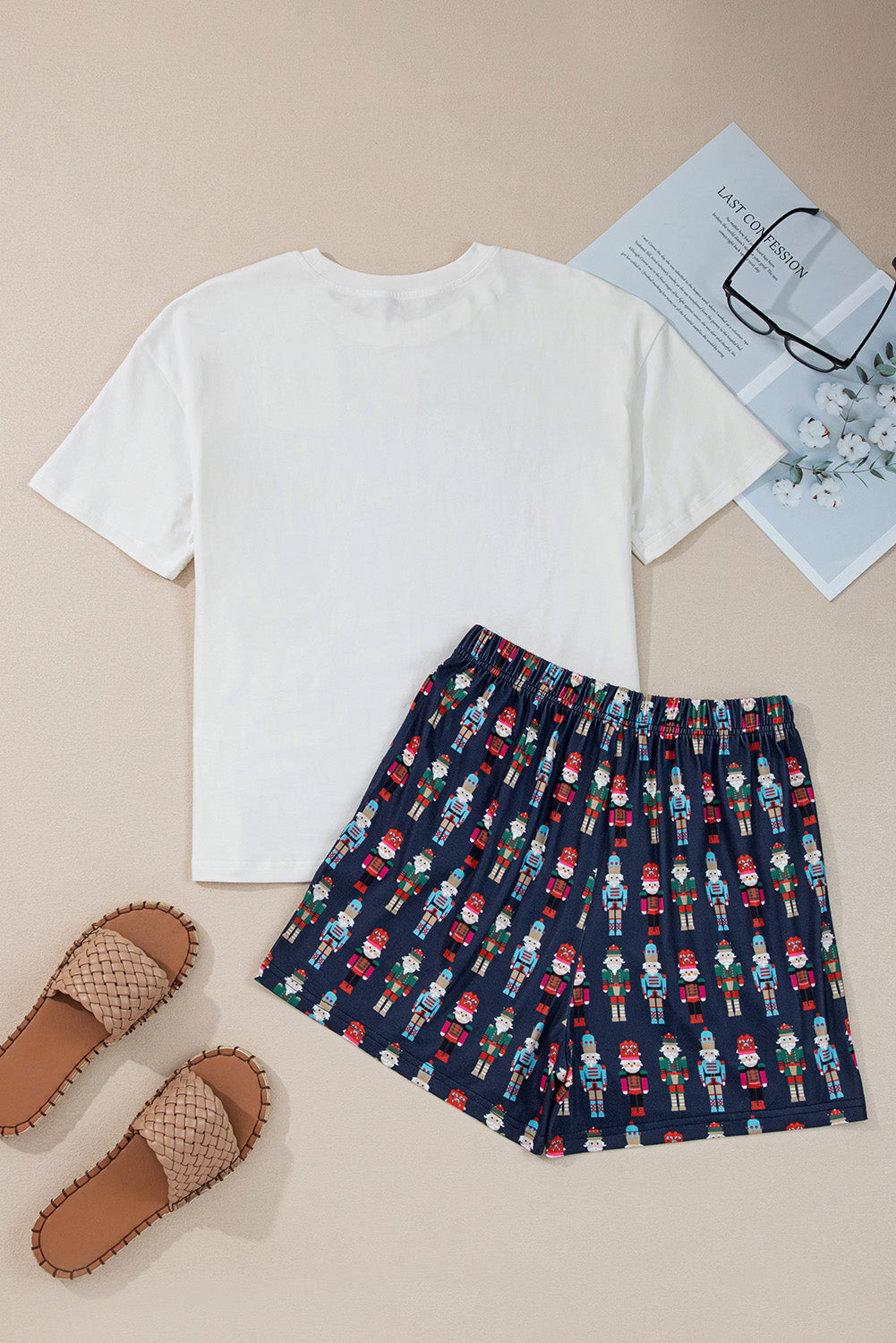 Nutcracker Plaid Holiday Lounge Set