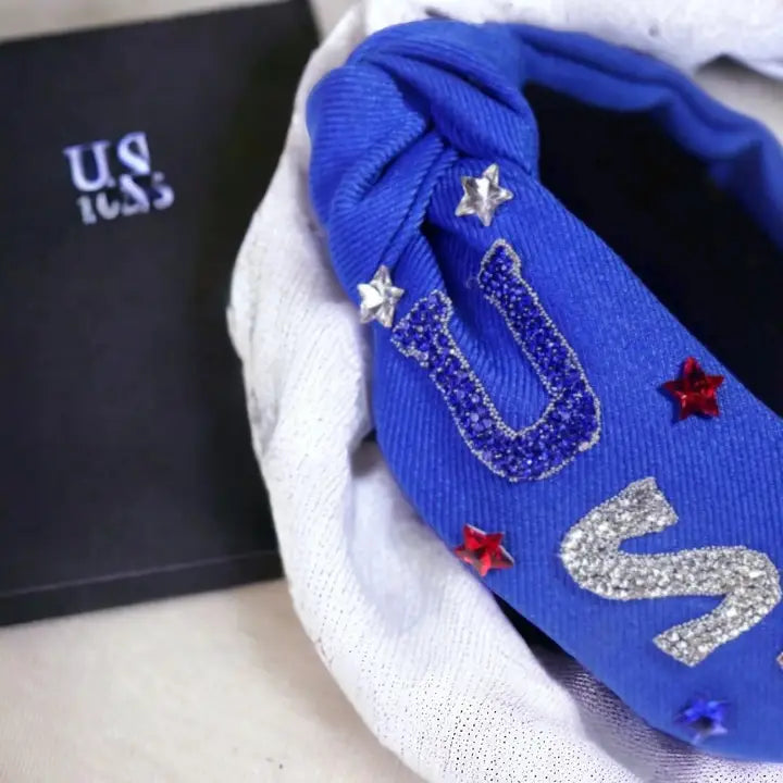 Glam USA Patriotic Headband