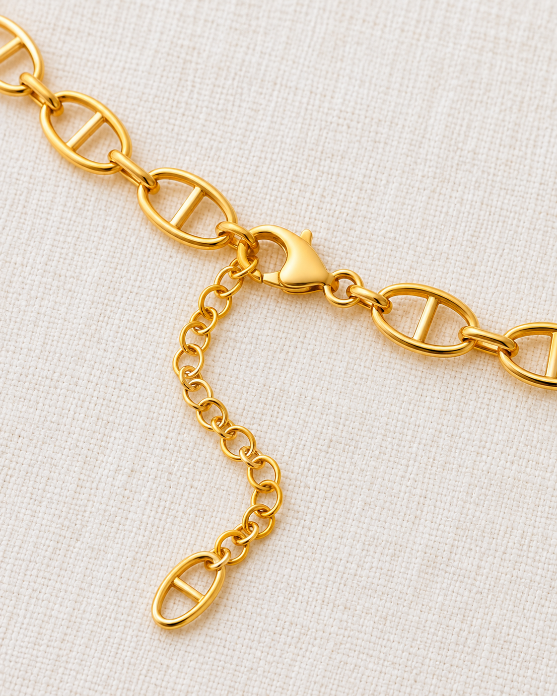 Golden Bit Long Equestrian Chain Necklace