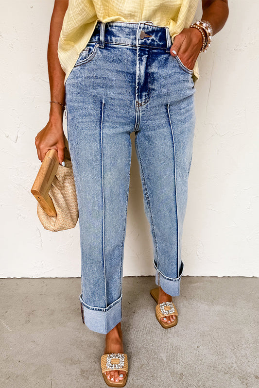 Canyon Cuff Straight Jeans - The Bling Barn western fashion jewelry