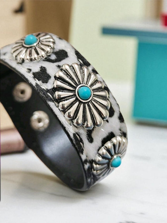 Western Concho Snap Cuff