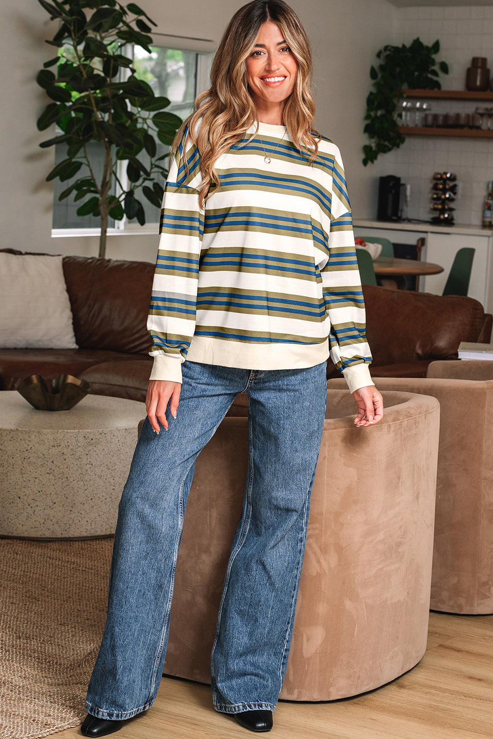 Weekend Wanderer Striped Pullover