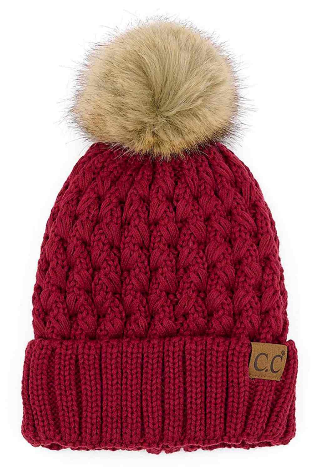 Summit Lattice Pom Beanie
