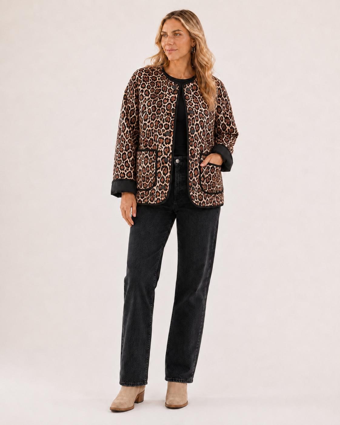 Wildwood Leopard Quilted Jacket