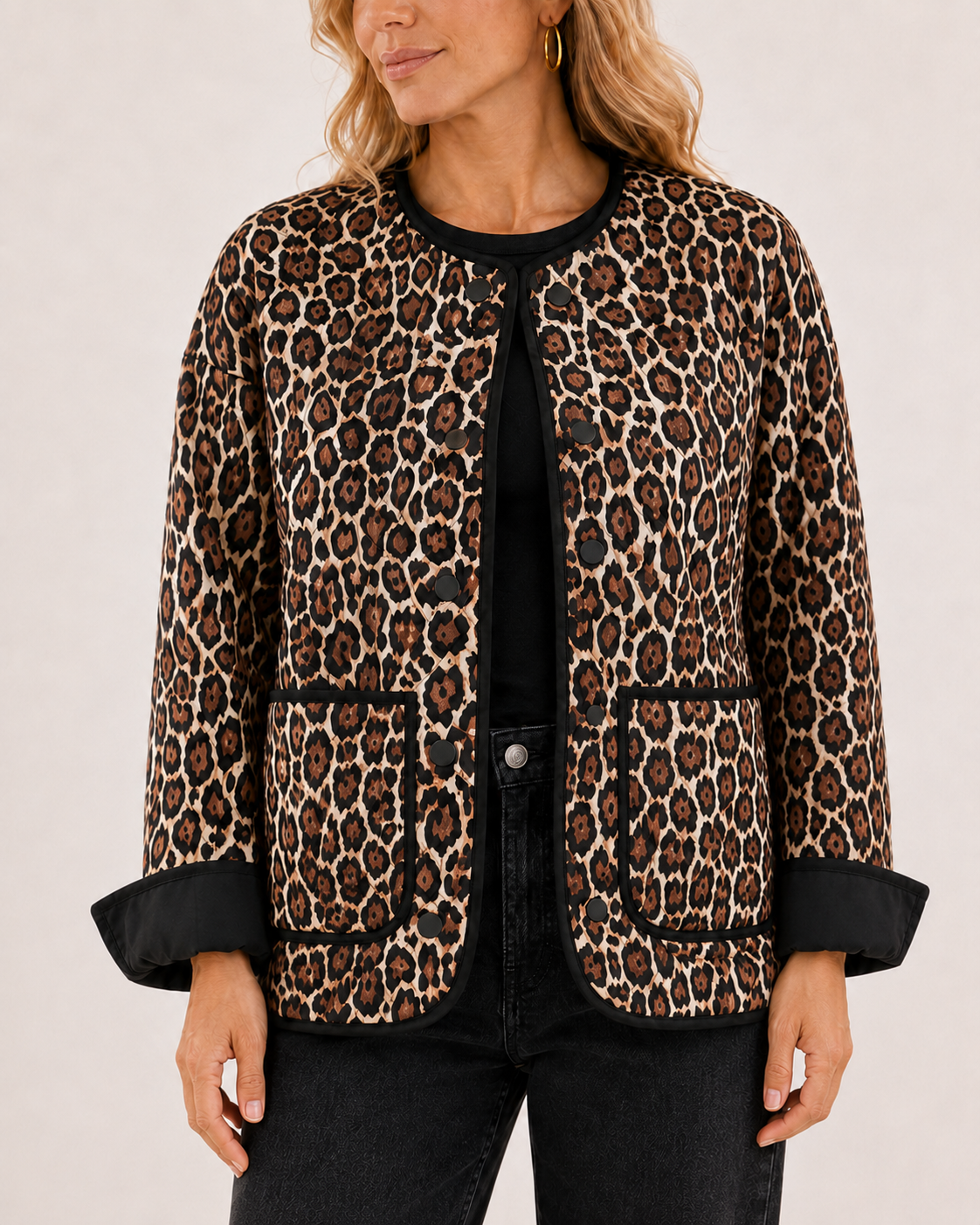 Wildwood Leopard Quilted Jacket