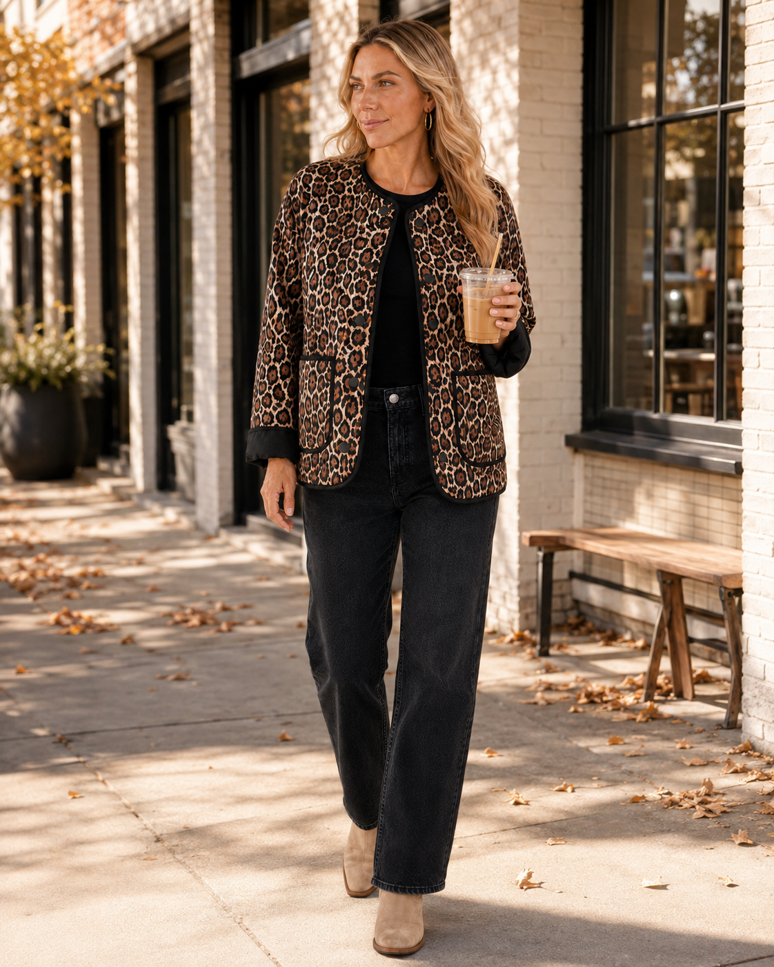 Wildwood Leopard Quilted Jacket