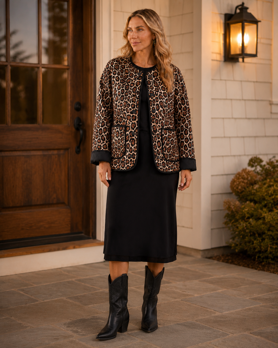 Wildwood Leopard Quilted Jacket