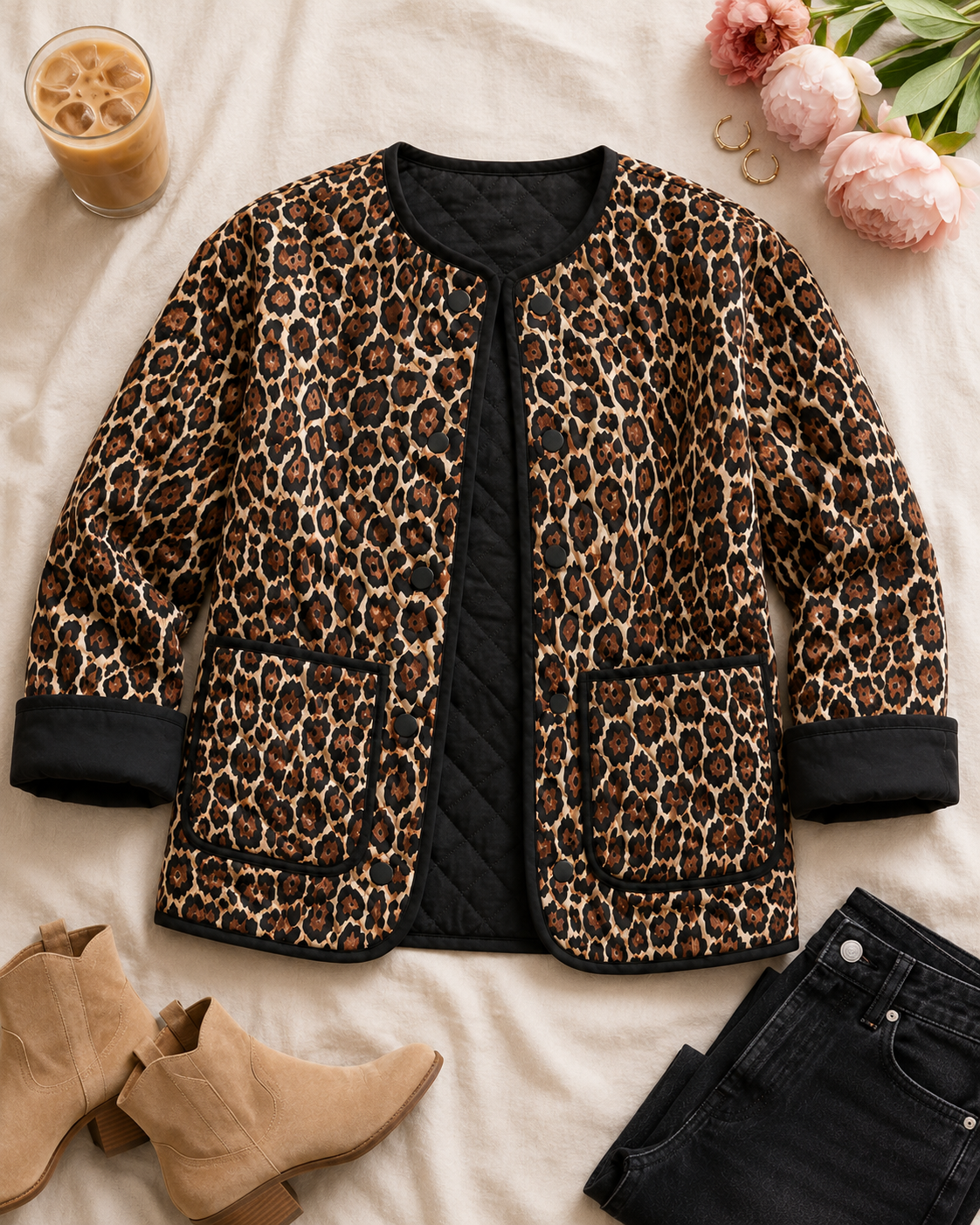 Wildwood Leopard Quilted Jacket