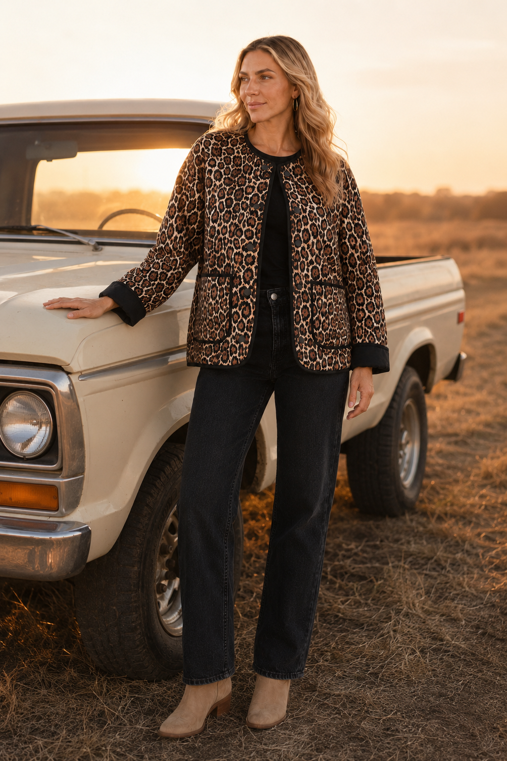Wildwood Leopard Quilted Jacket