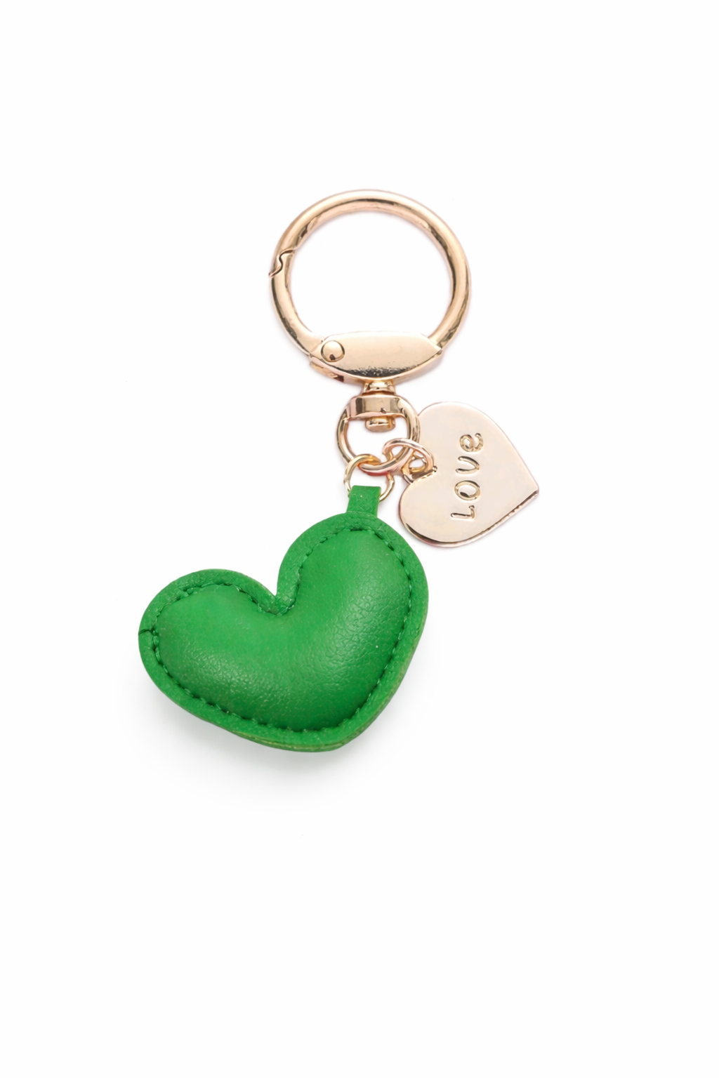 Lucky Love Heart Keychain Charm