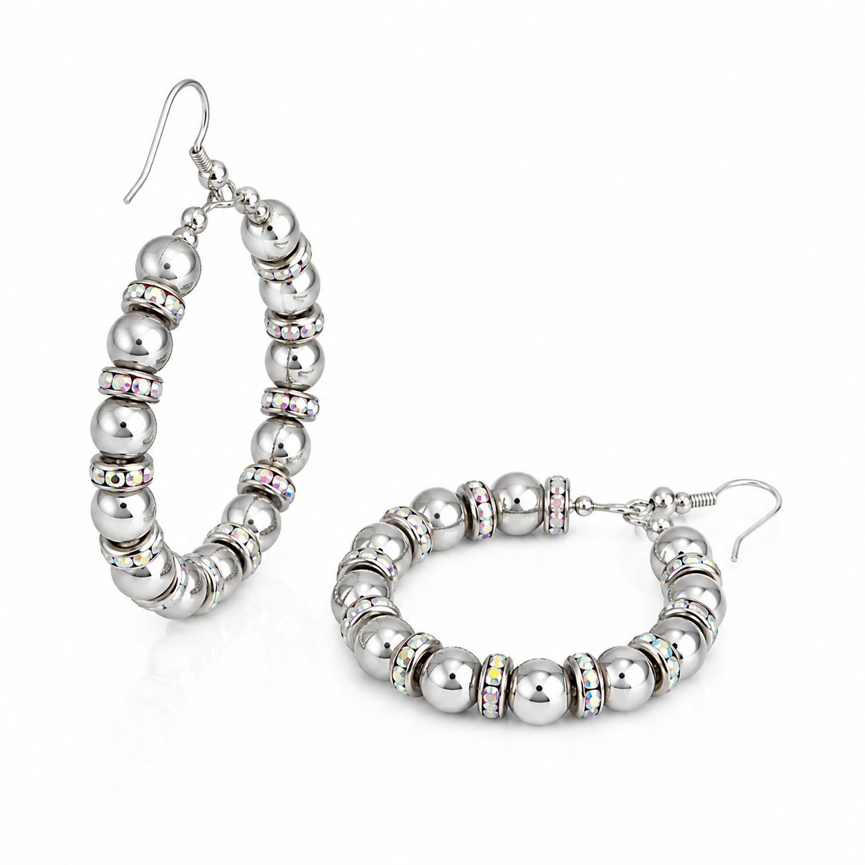 Starlight Dust Hoop Earrings