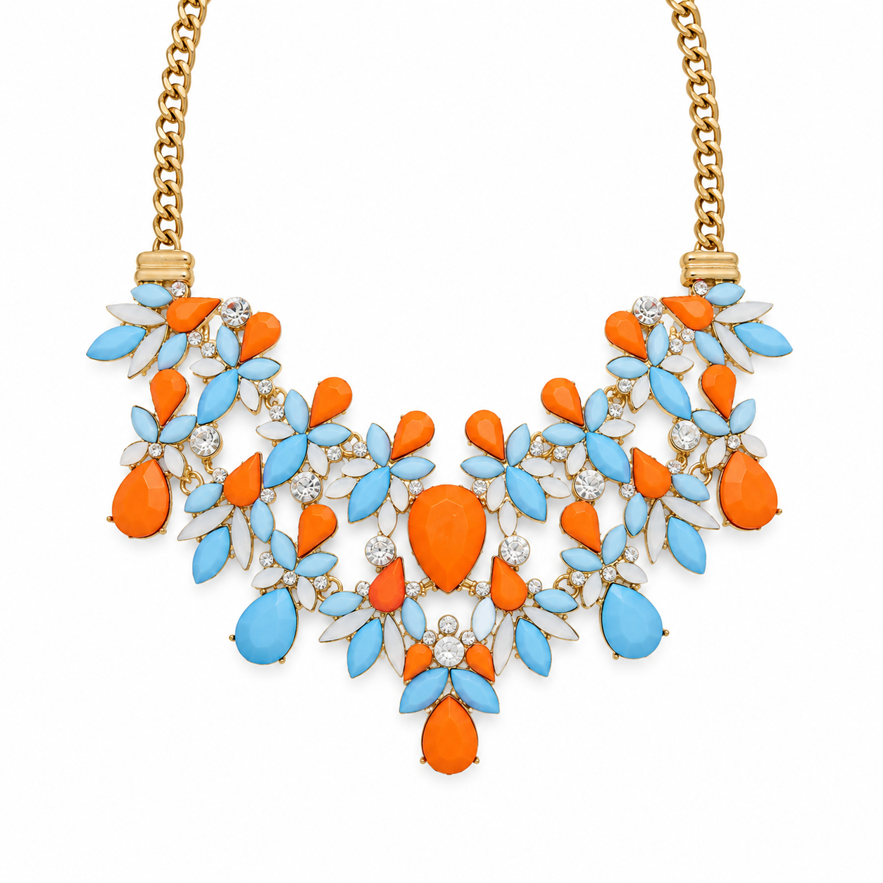Coral Coast Statement Necklace