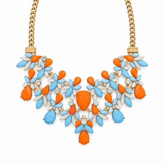 Coral Coast Statement Necklace