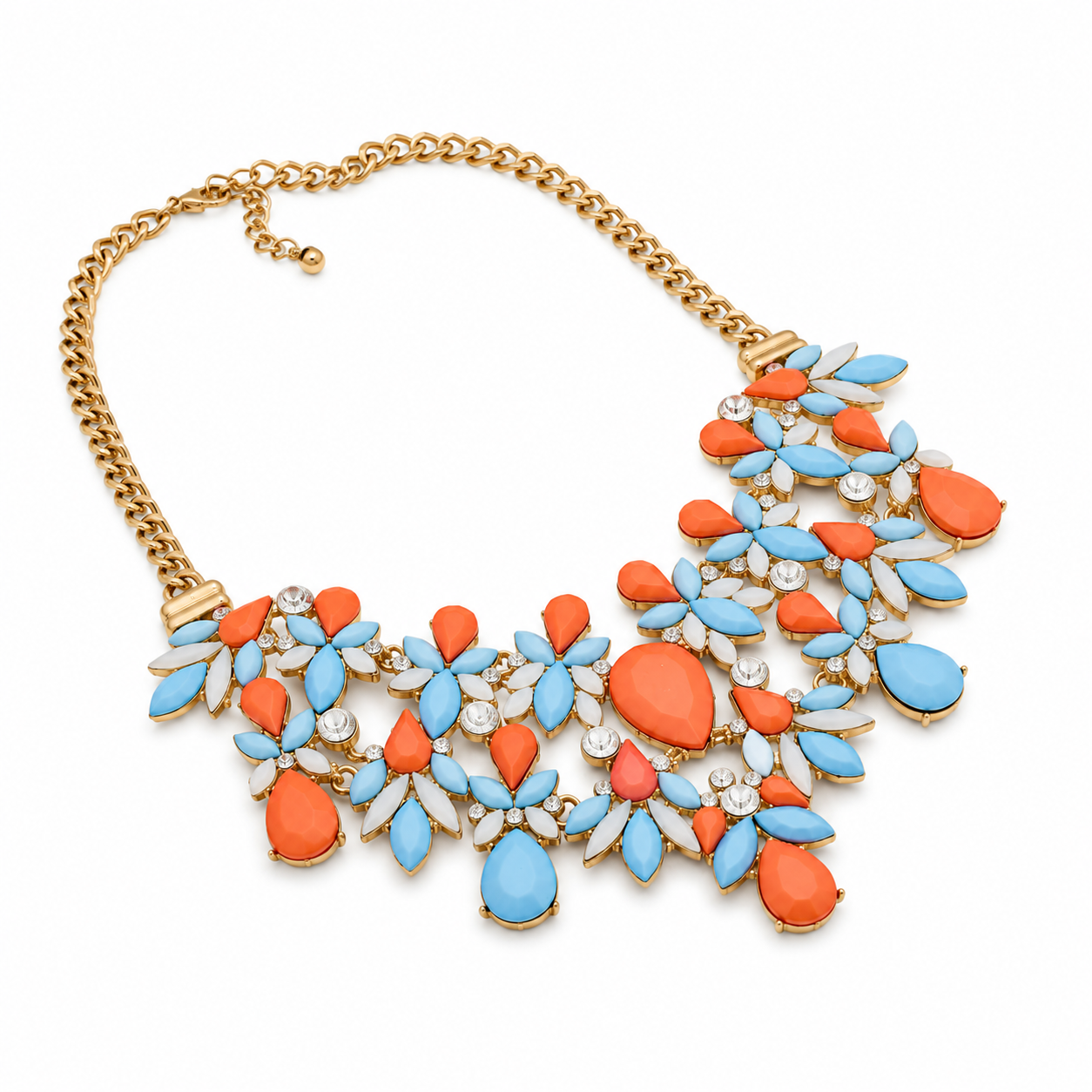 Coral Coast Statement Necklace