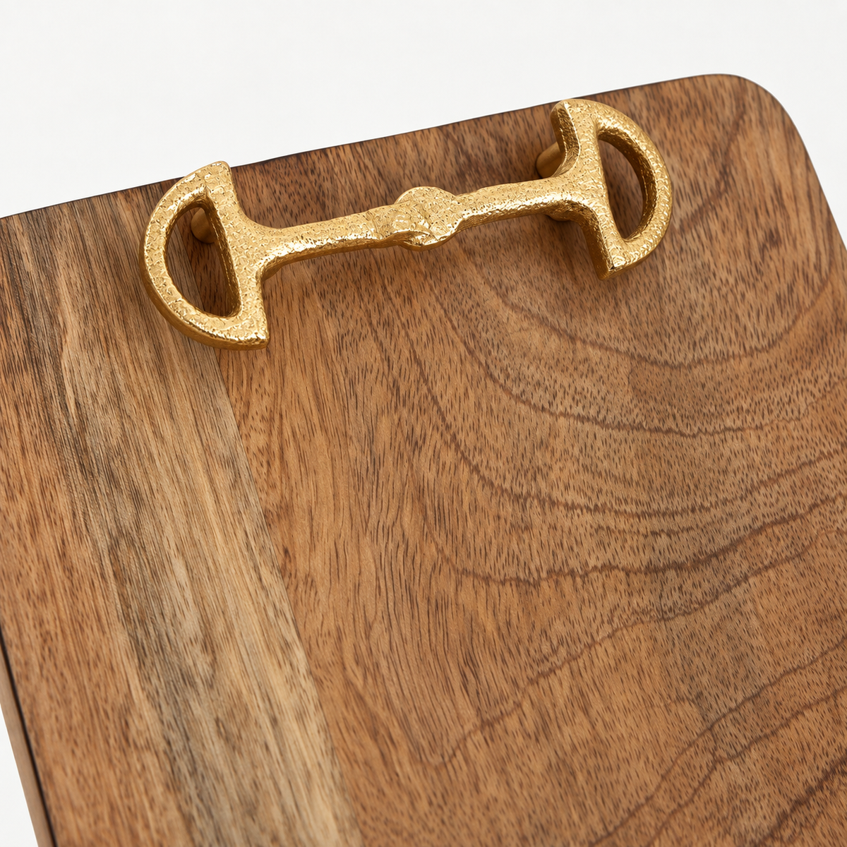 Huntley Equestrian Wooden Horse Bit Accent Tray