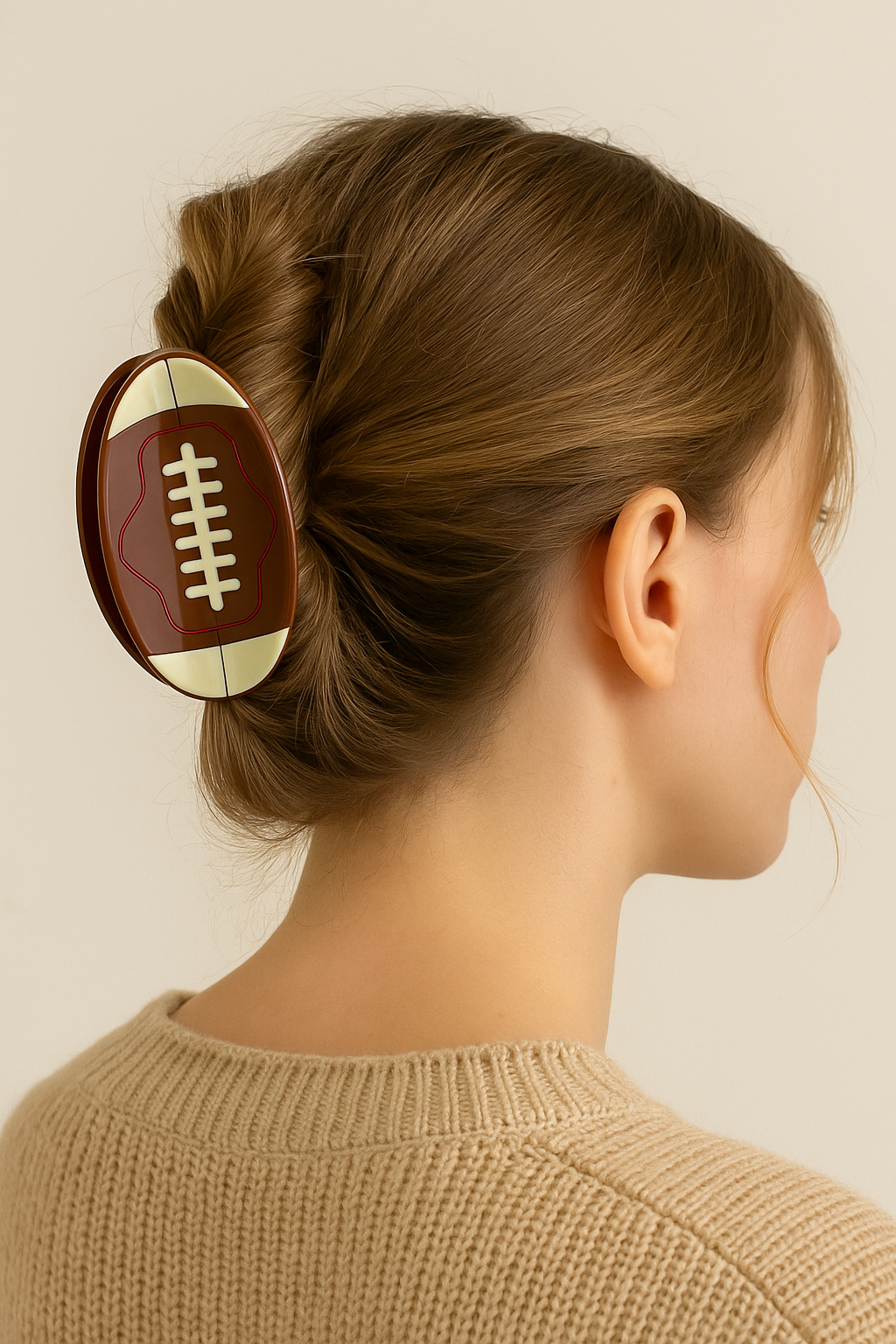 Are You Ready For Some Football Hair Claw Clip