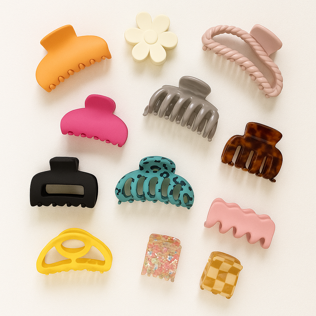 Claw Hair Clip Bundle 5 clips for $10