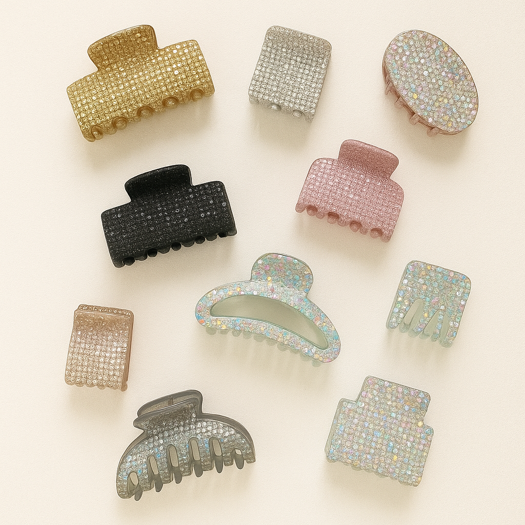 Claw Hair Clip Bundle 5 clips for $10