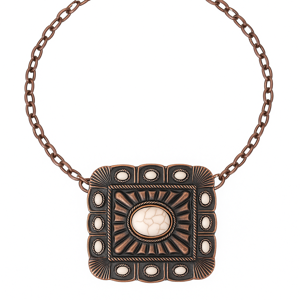 Desert Royalty Concho Pendant