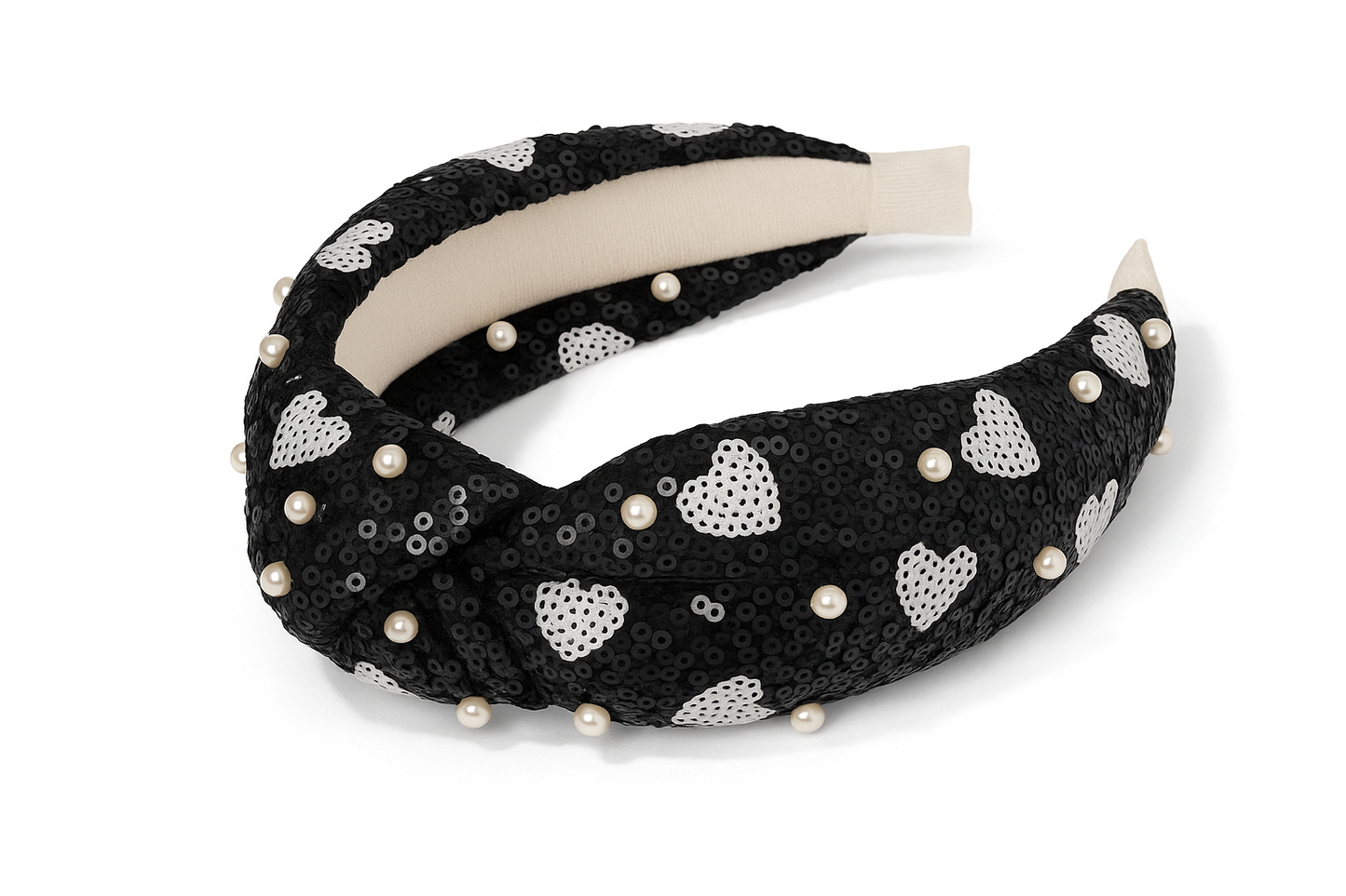 Queen Of Hearts Sequin Headbands